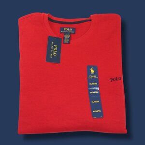 POLO RALPH LAUREN MEN'S XL RED SLEEPWEAR 60% COTTON 40% POLYESTER NWT